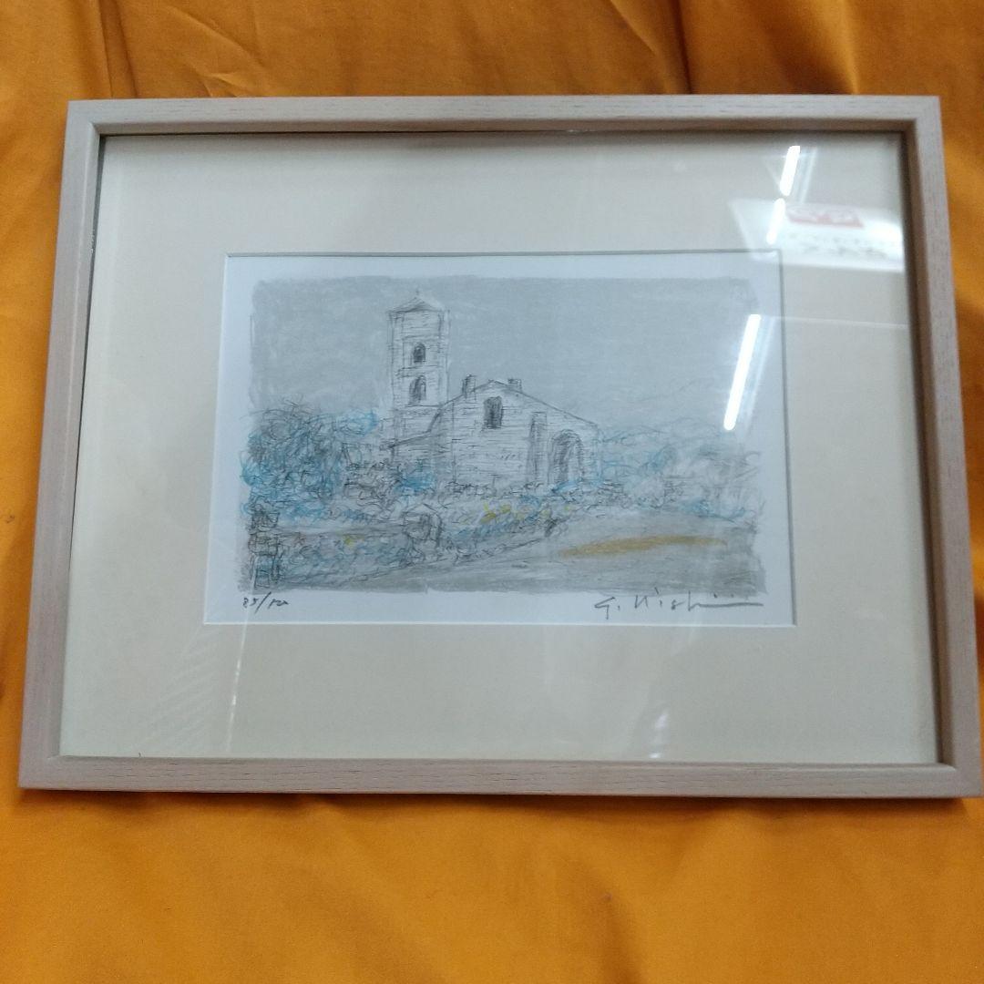 風景リトグラフ nishii