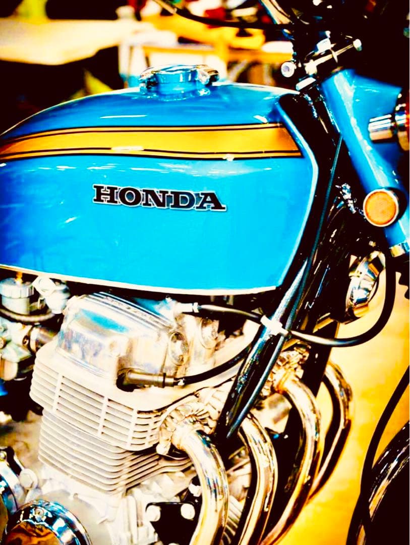 ホンダCB750 K-０♠︎貴重エナメル七宝製♠︎元祖ナナハン♠︎劇画キリン