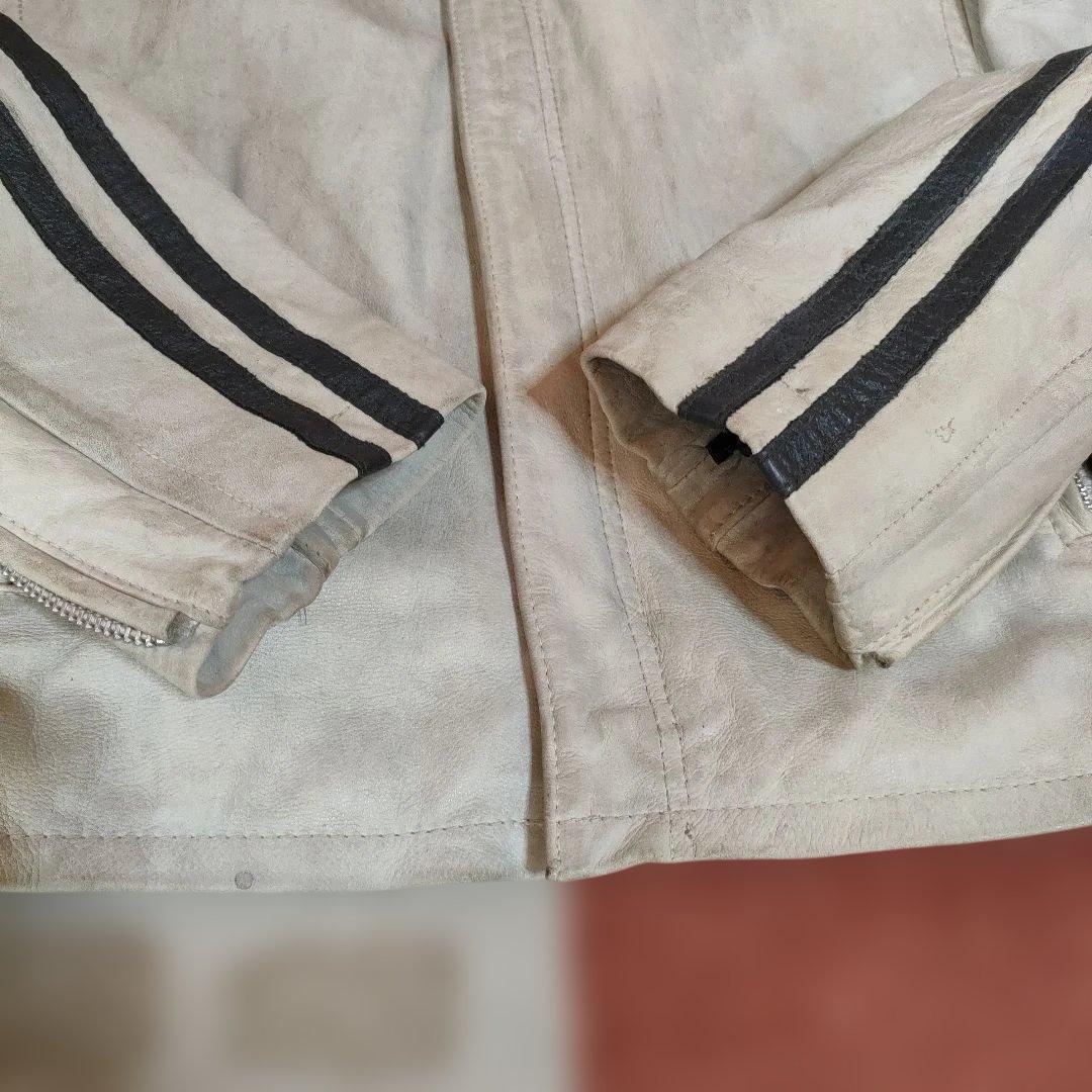 現行タグモデル　ダメージ加工　Schott 立襟 シングルライダース　上野商会