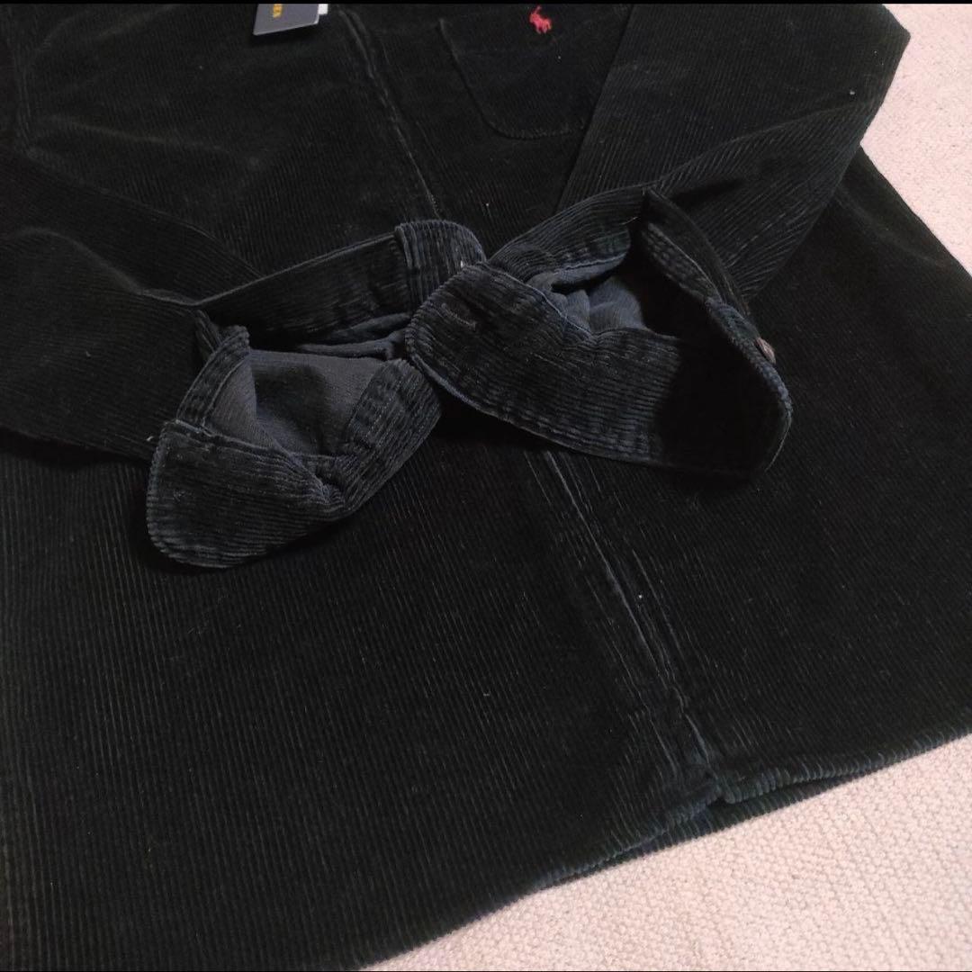 ラルフローレン コーデュロイ ジャケット パンツ 上下セット 黒