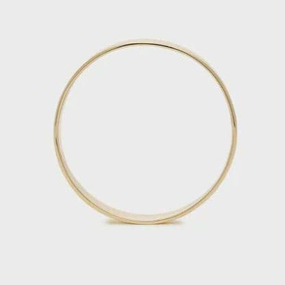 ノジェス K10 リング 13号 ゴールド プレーン 地金 モダン 美品