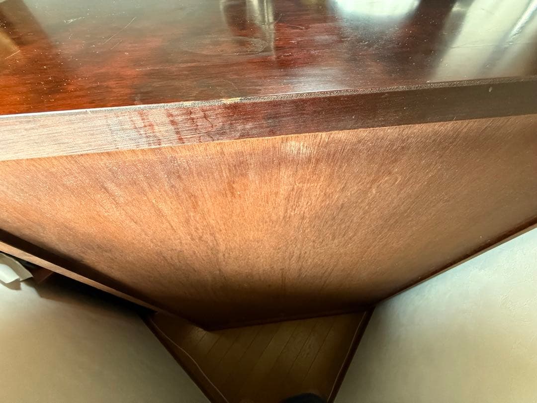 ⚠️sakana出品ダークブラウン木製タンス 7引き出し天然木古潭民芸⚠️