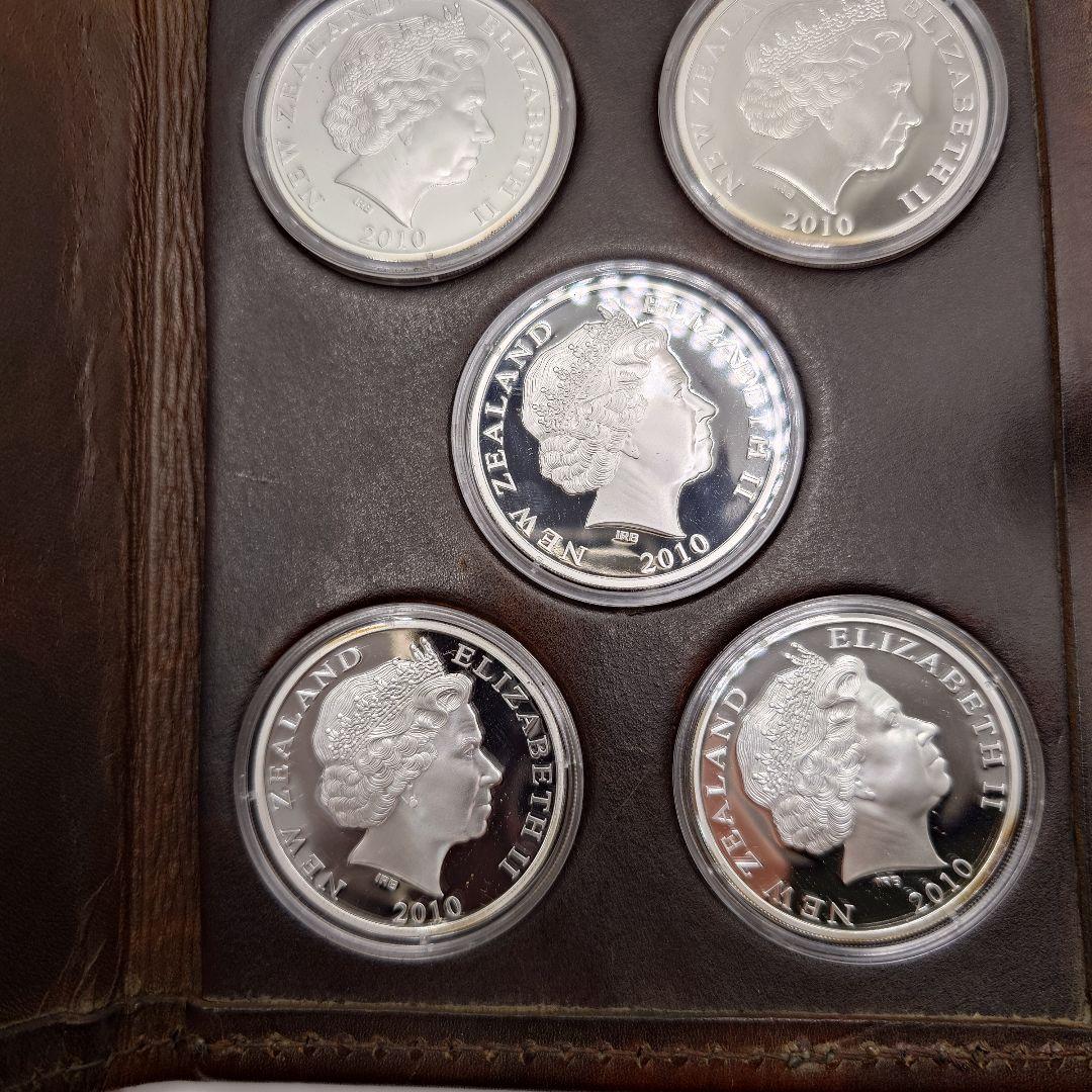 ニュージーランド 古代爬虫類 セット 2010年 銀貨 da1601