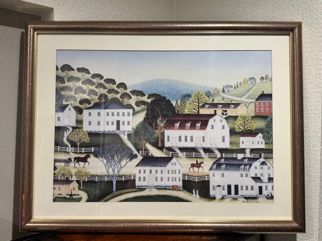 キャシー・ジェイコブセンのシェーカー風景画 k.Jacobsen shaker