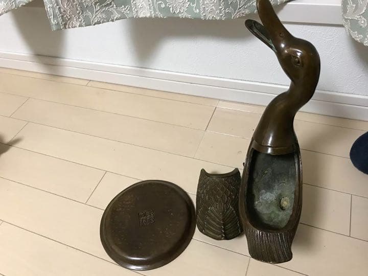 アヒル形薫炉　乾隆年製　貴重　本物保証
