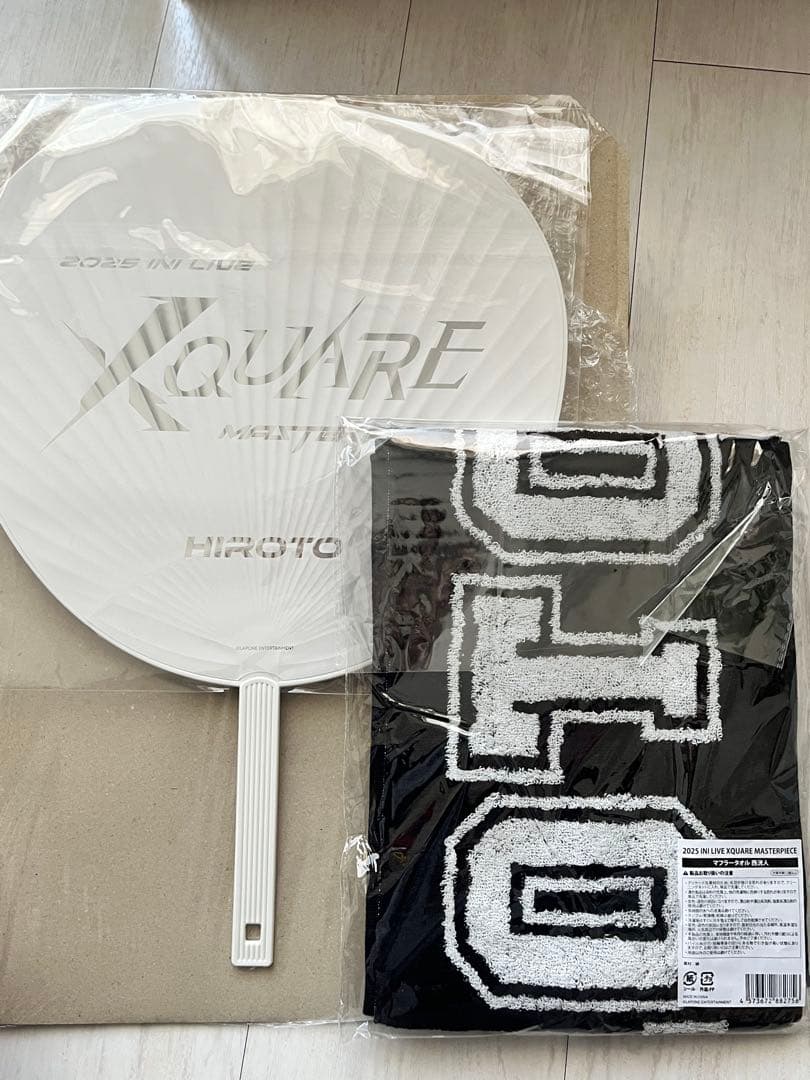 西洸人　INIXQUARE MASTERPIECE マフラータオル うちわセット