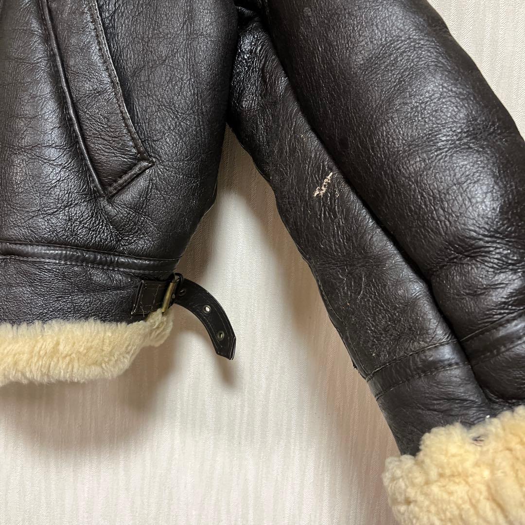 シープスキン　Ｂ３ライダースジャケット　M