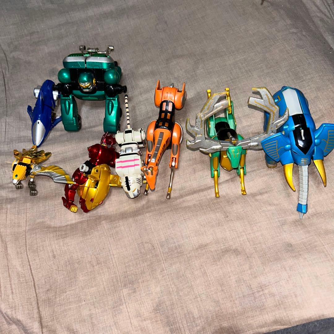ガオレンジャー超合金DX 現状品 ガオアニマル8体セット