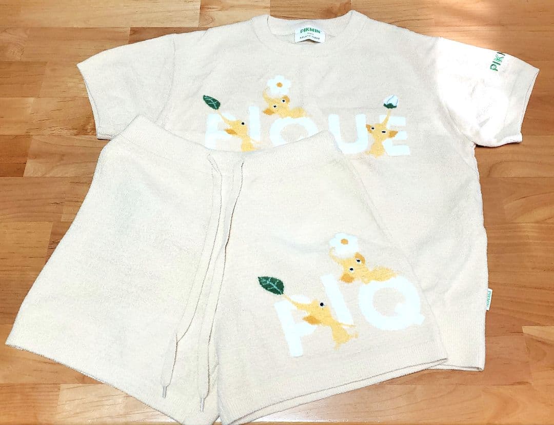 gelato pique ジェラート ピケ　黄色ピクミン　ルームウェアセット