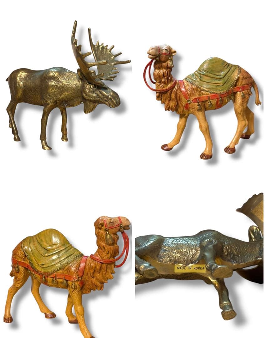 #動物 置物 13体まとめ売り/象 ラクダ、うさぎ、ゴリラ、コアラ　S-B12