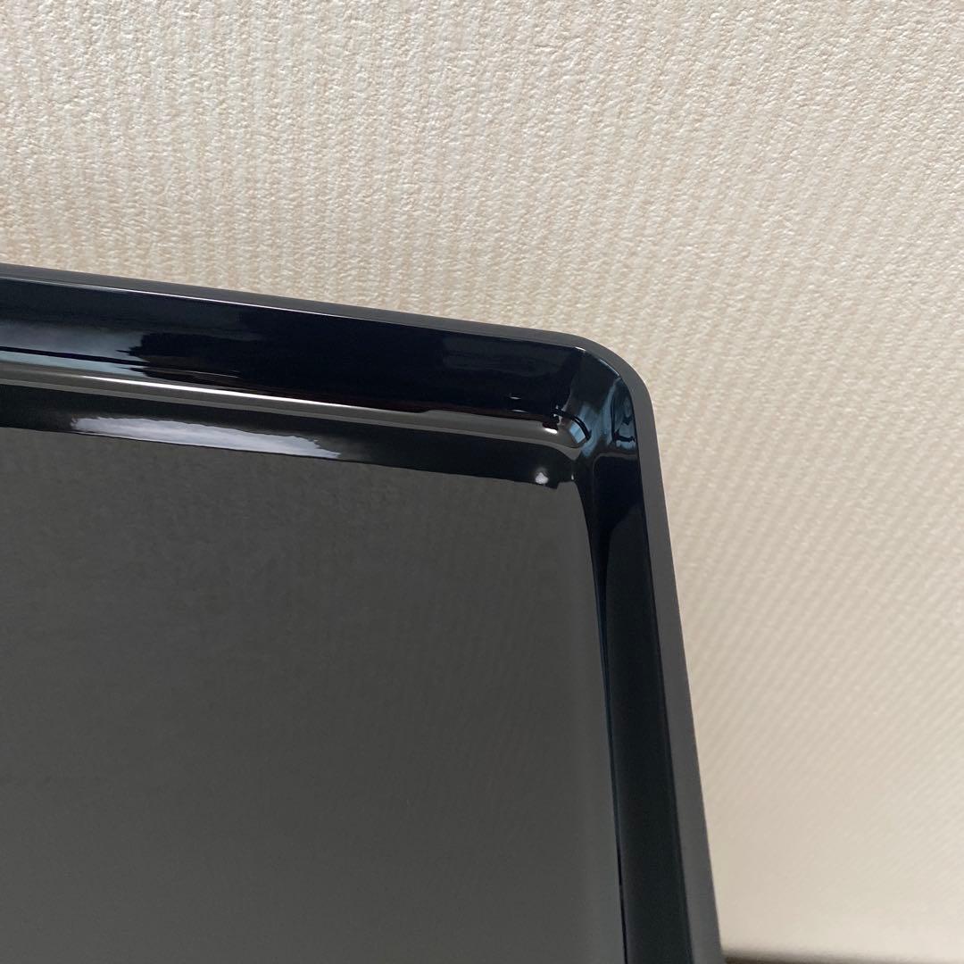 脚付黒塗り御膳　10客　未使用