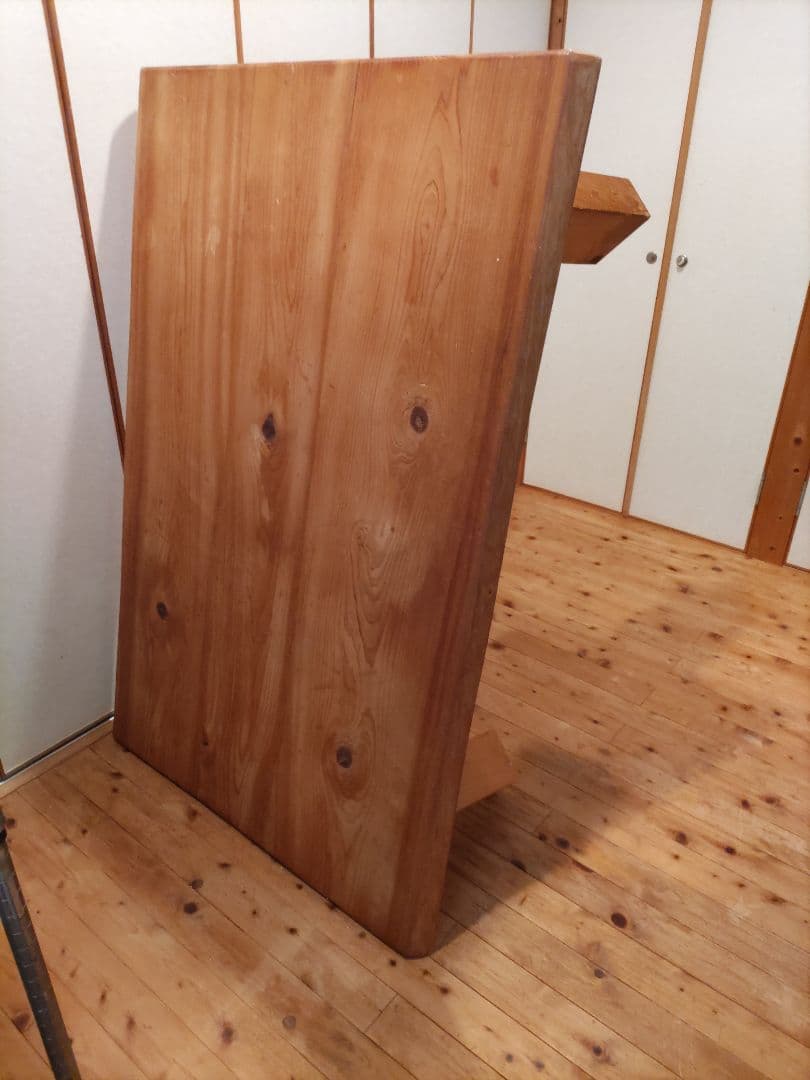 杉１枚板ローテーブル