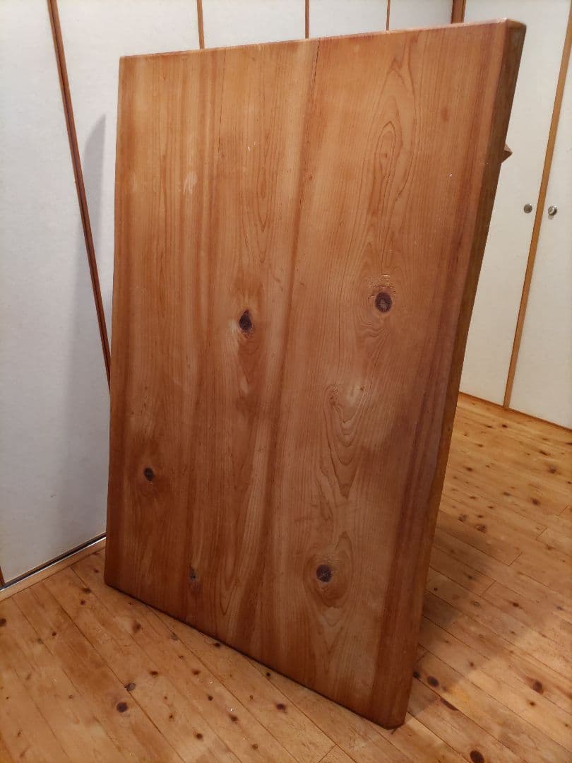 杉１枚板ローテーブル