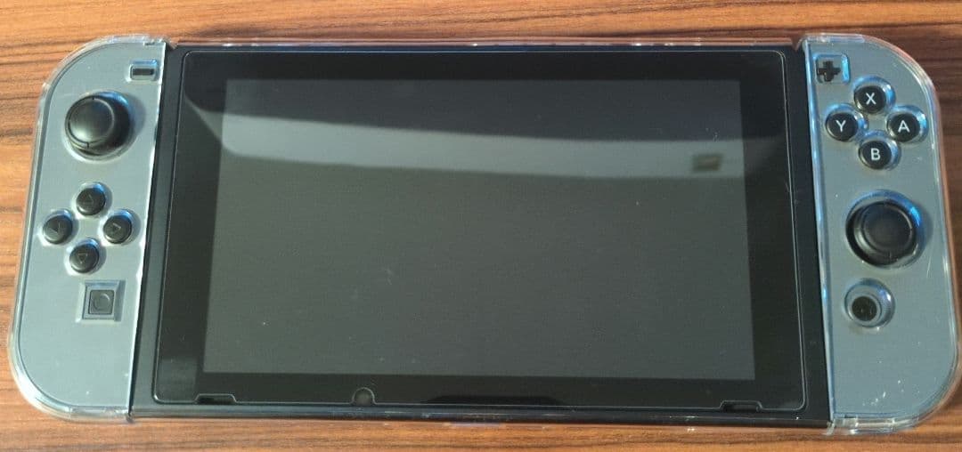 鈴*菜様 Nintendo Switch 本体 グレー (透明カバー付き)