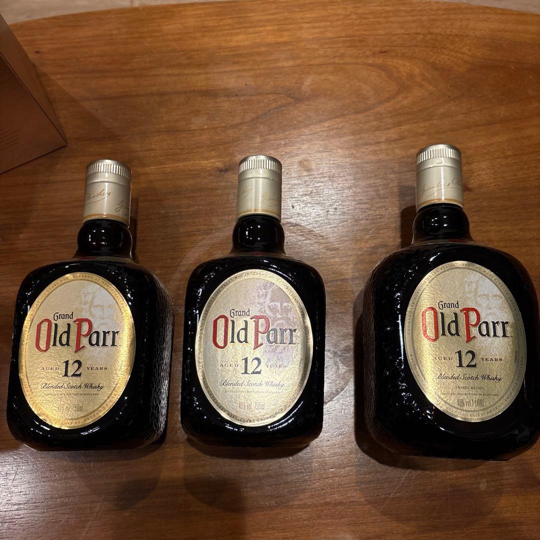 Old Parr 12年 ブレンデッドウイスキー 3本セット