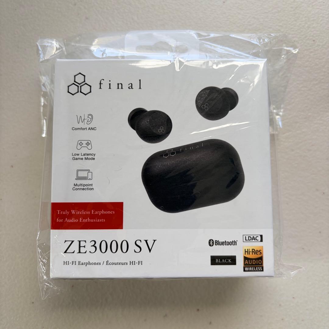 【新品未使用】 final ZE3000 SV ブラック