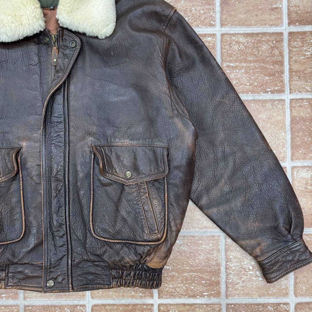 T*O様 80s old uniqlo A-2 G-1 本革 レザージャケット