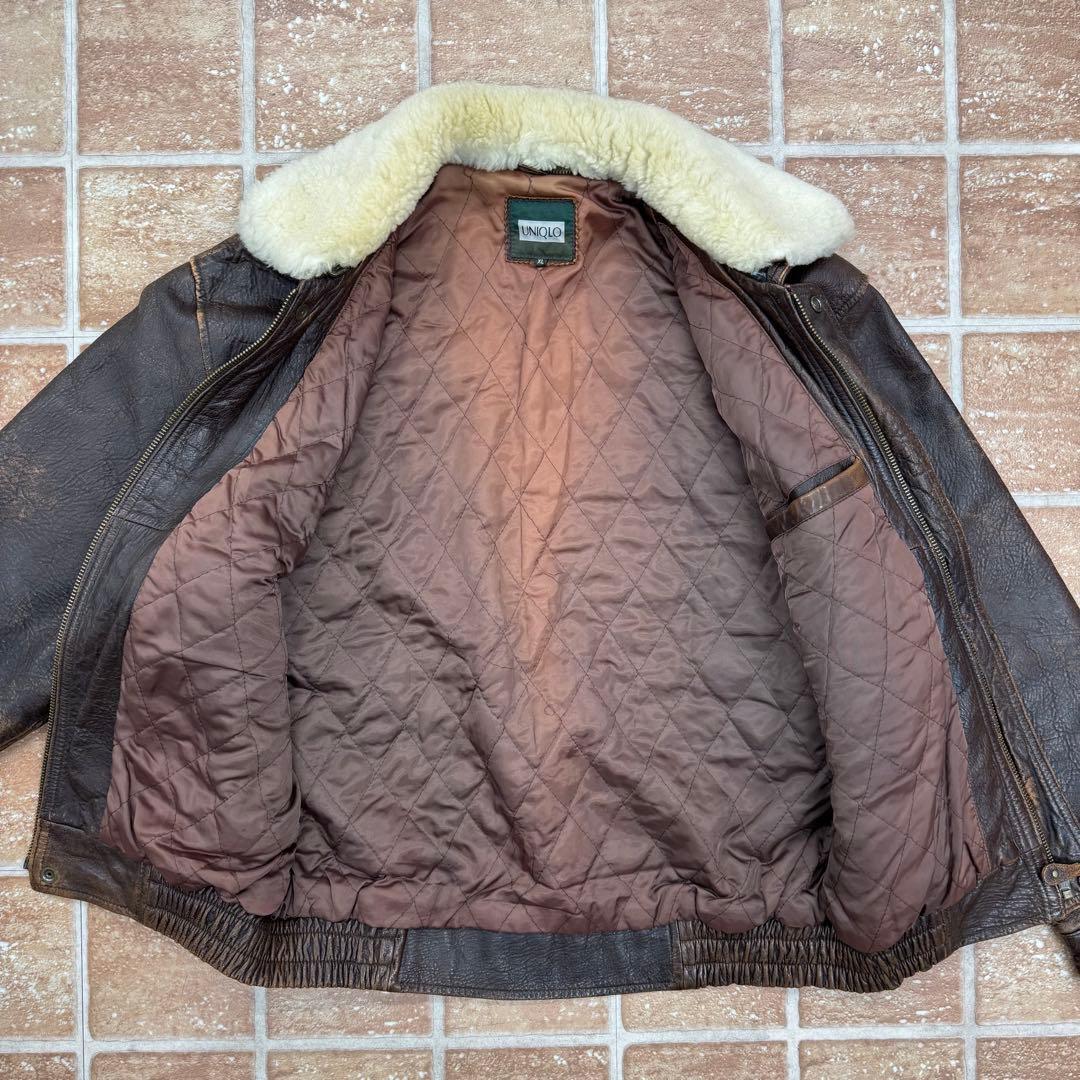 T*O様 80s old uniqlo A-2 G-1 本革 レザージャケット