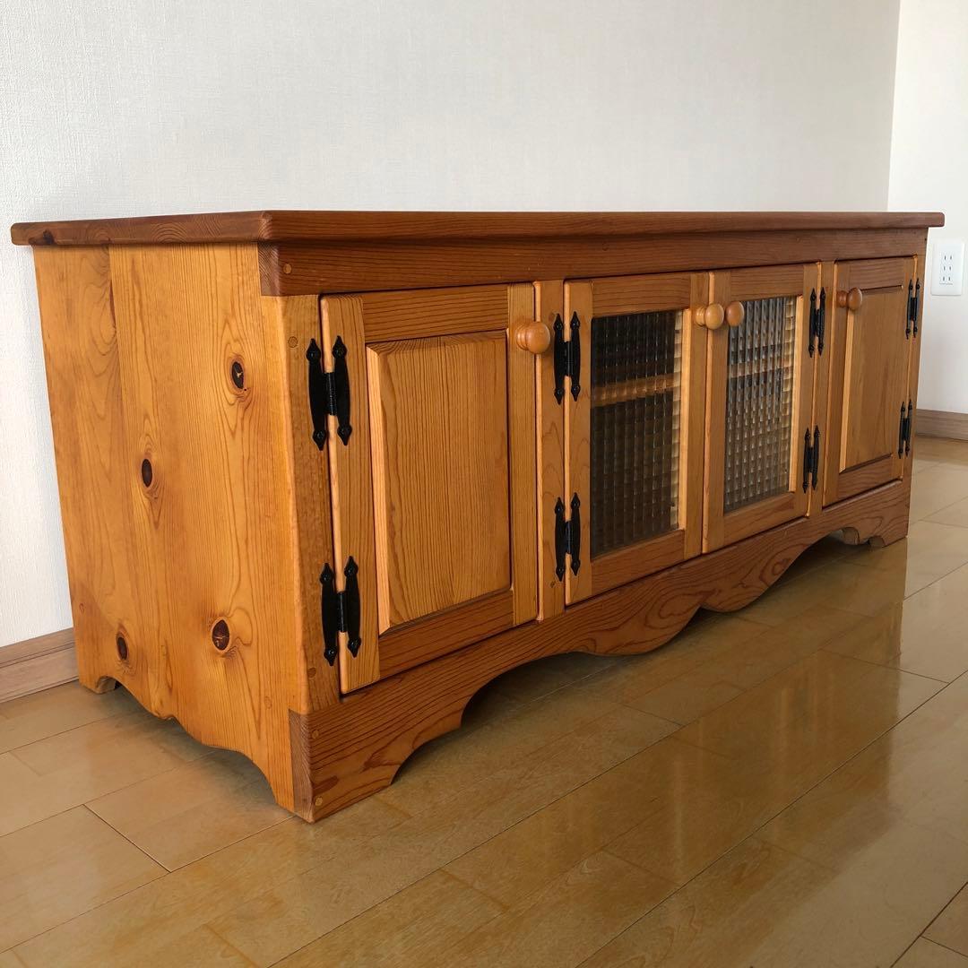 カントリー家具 テレビ用 ローボード リビング収納