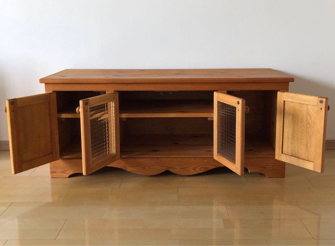 カントリー家具 テレビ用 ローボード リビング収納