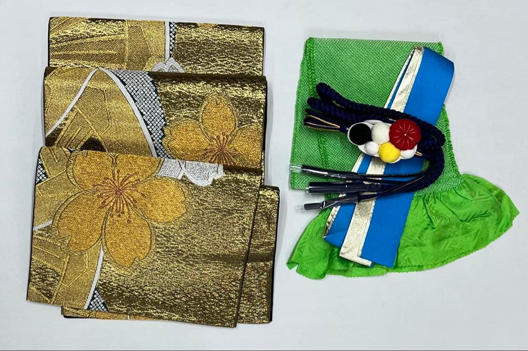 豪華　総絞り　振り袖　フルセット　別誂長襦袢付　成人式　金彩加工　刺繍入　702