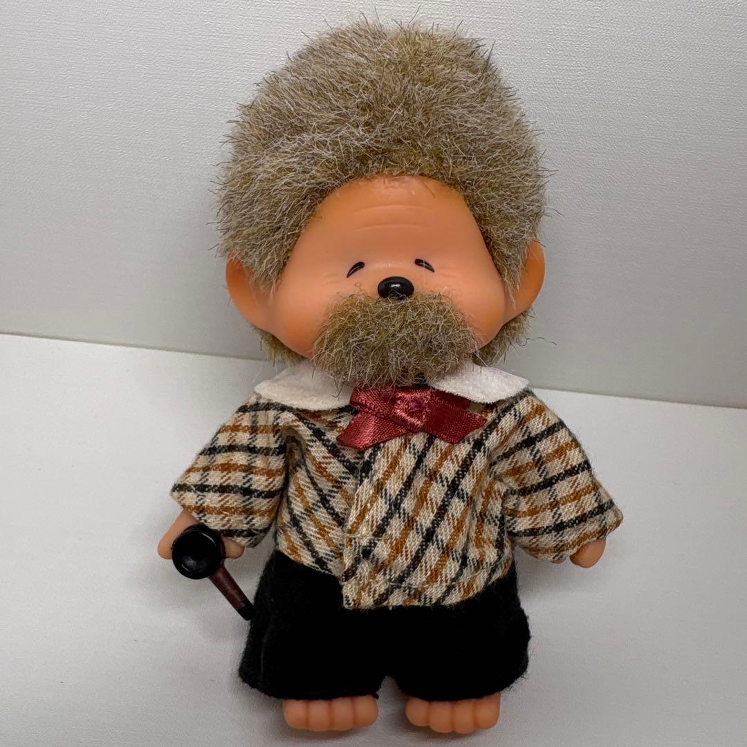 80年代 ソフビ グミ モンチッチ おじいちゃん　monchhichi 584