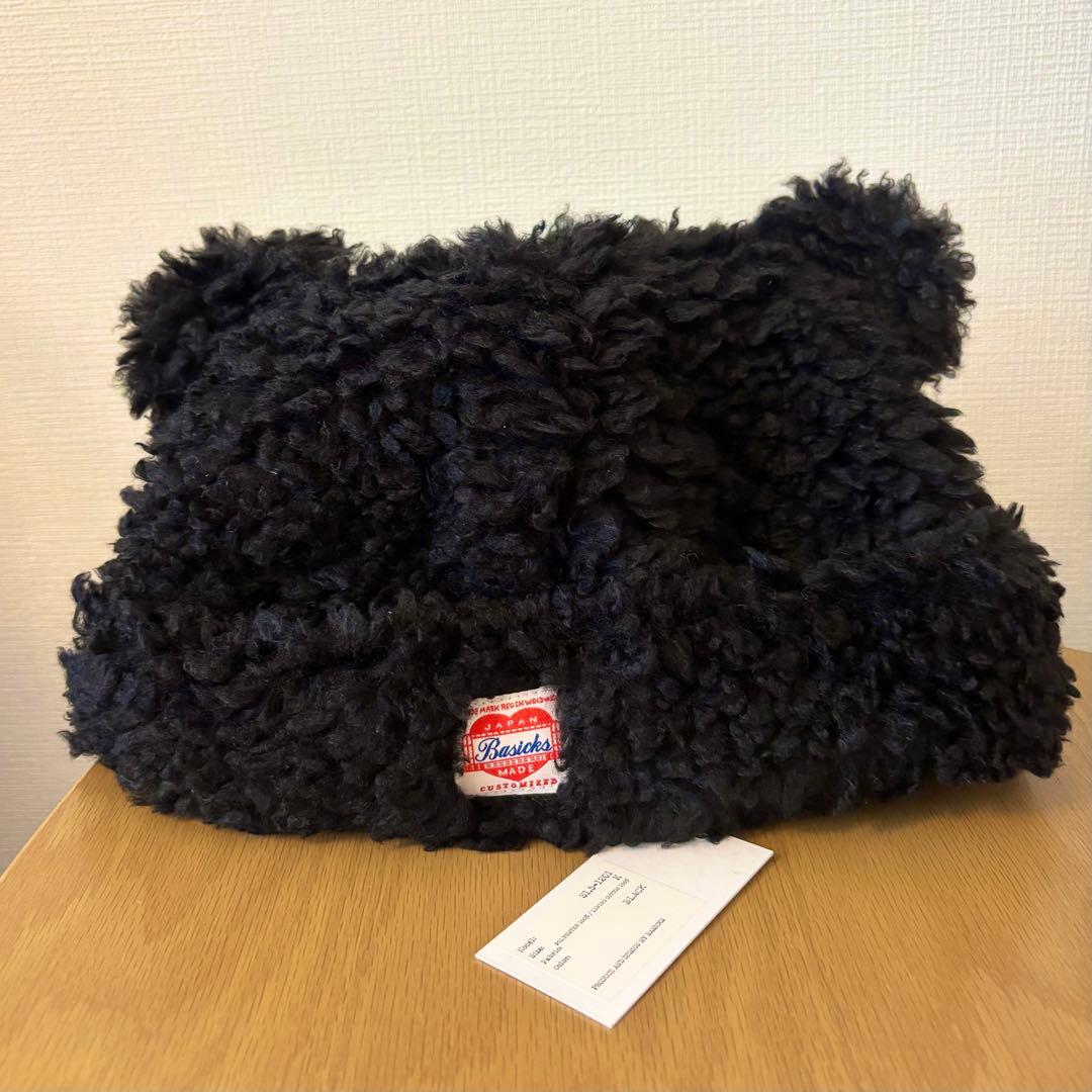 ✨限定価格✨新品 完売品✨BASICKS ベイシックスBear Beanie M
