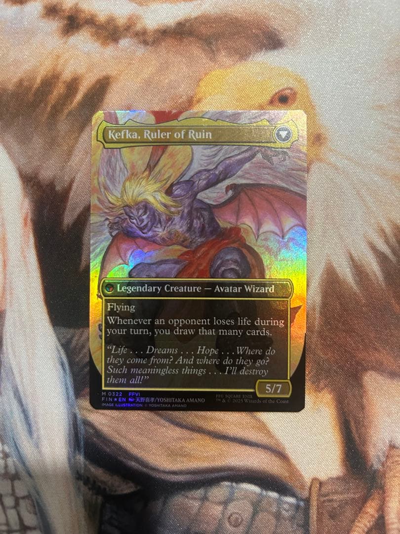 人造魔導士、ケフカ　英語　foil ボーダーレス