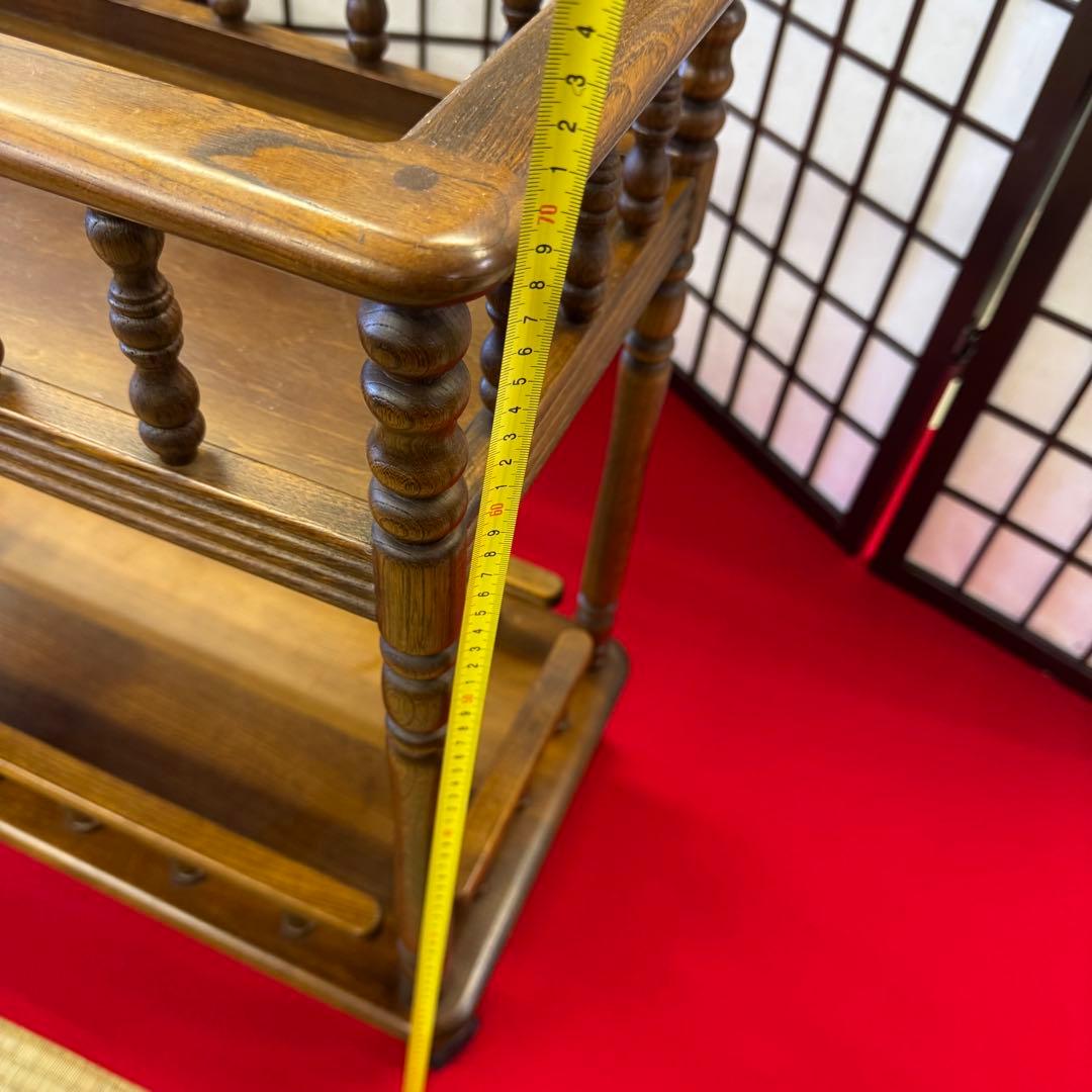 た*コ様 カリモク 木製　プランタースタンド　カート　フラワースタンド　キャスタ