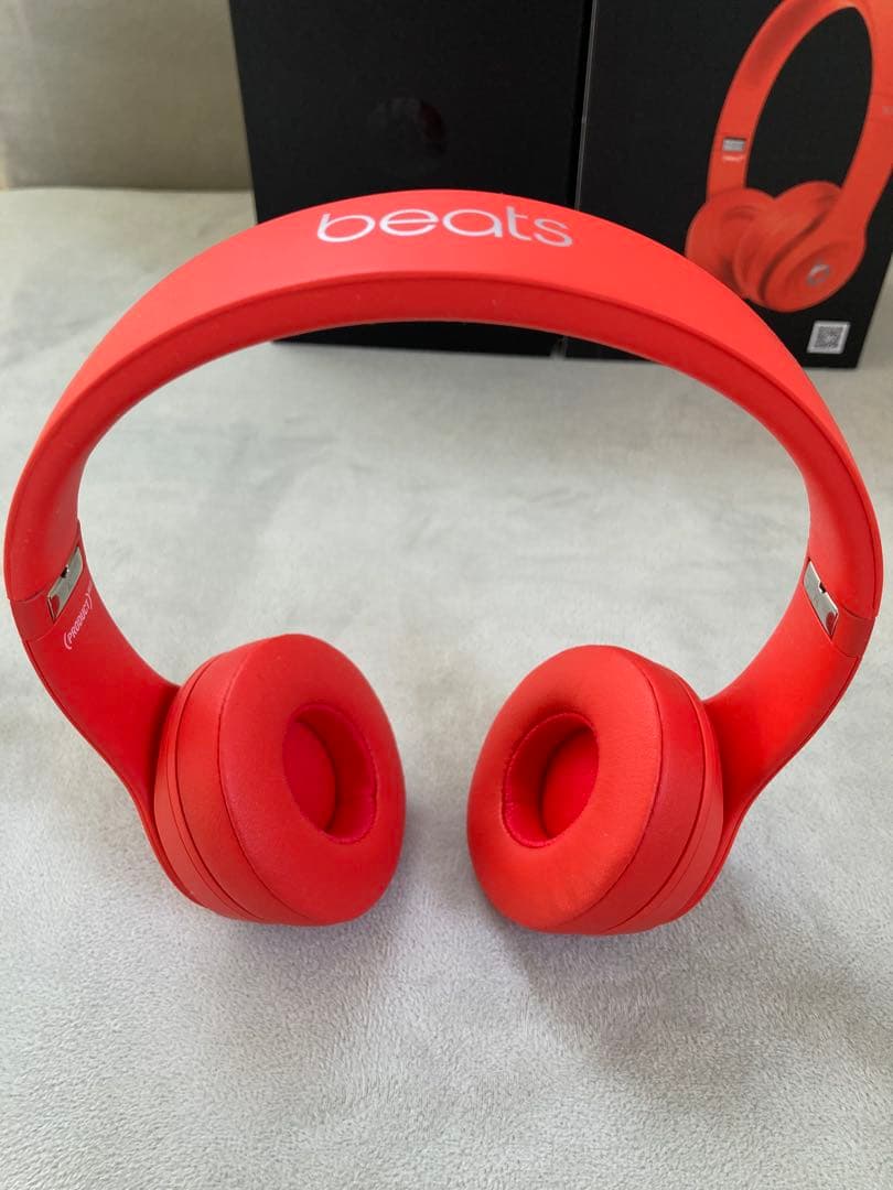 Beats Solo3 ワイヤレスヘッドホン レッド