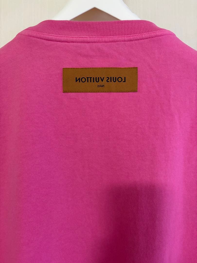 本物LOUIS VUITTON ピンクTシャツ