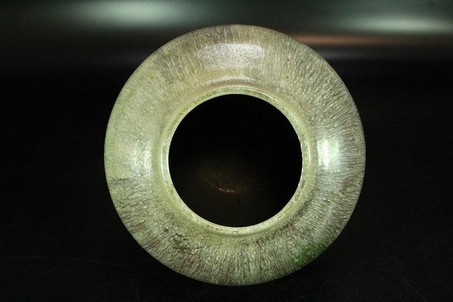 中国美術 窯変釉 壷(K-A354)