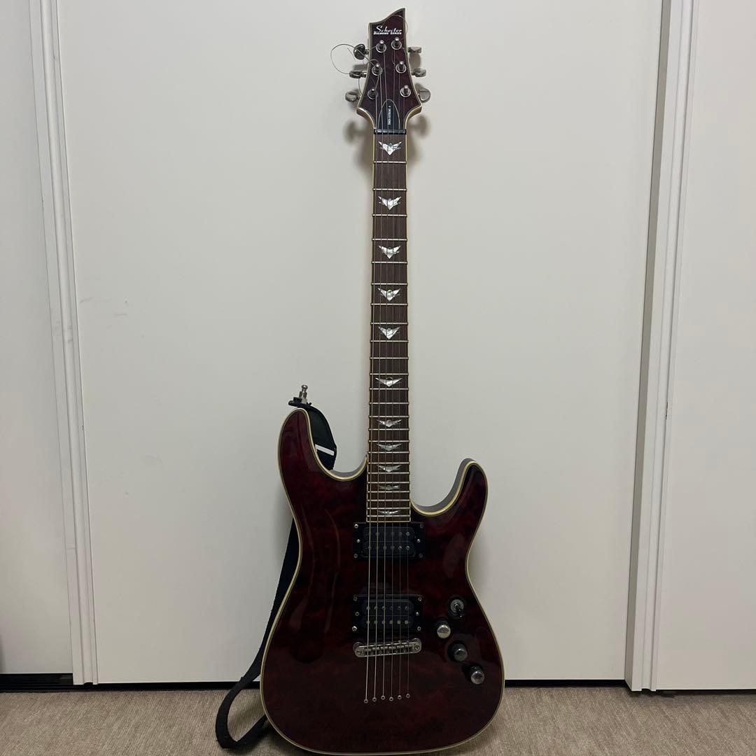 Schecter diamond series エレキギター ワインレッド
