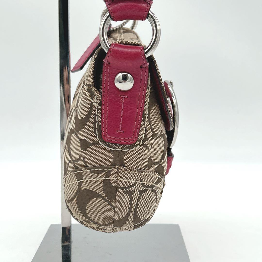 COACH コーチ ソーホー シグネチャー ピンク ワンショルダー