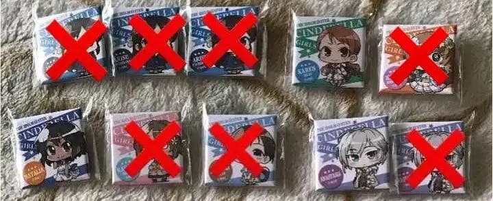 ミニッチュ スクエア缶バッジ