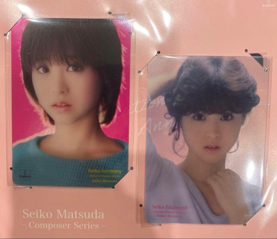 【新品未使用未開封】松田聖子さん CD４枚✖️メガジャケ4枚✖️クリアカード4枚