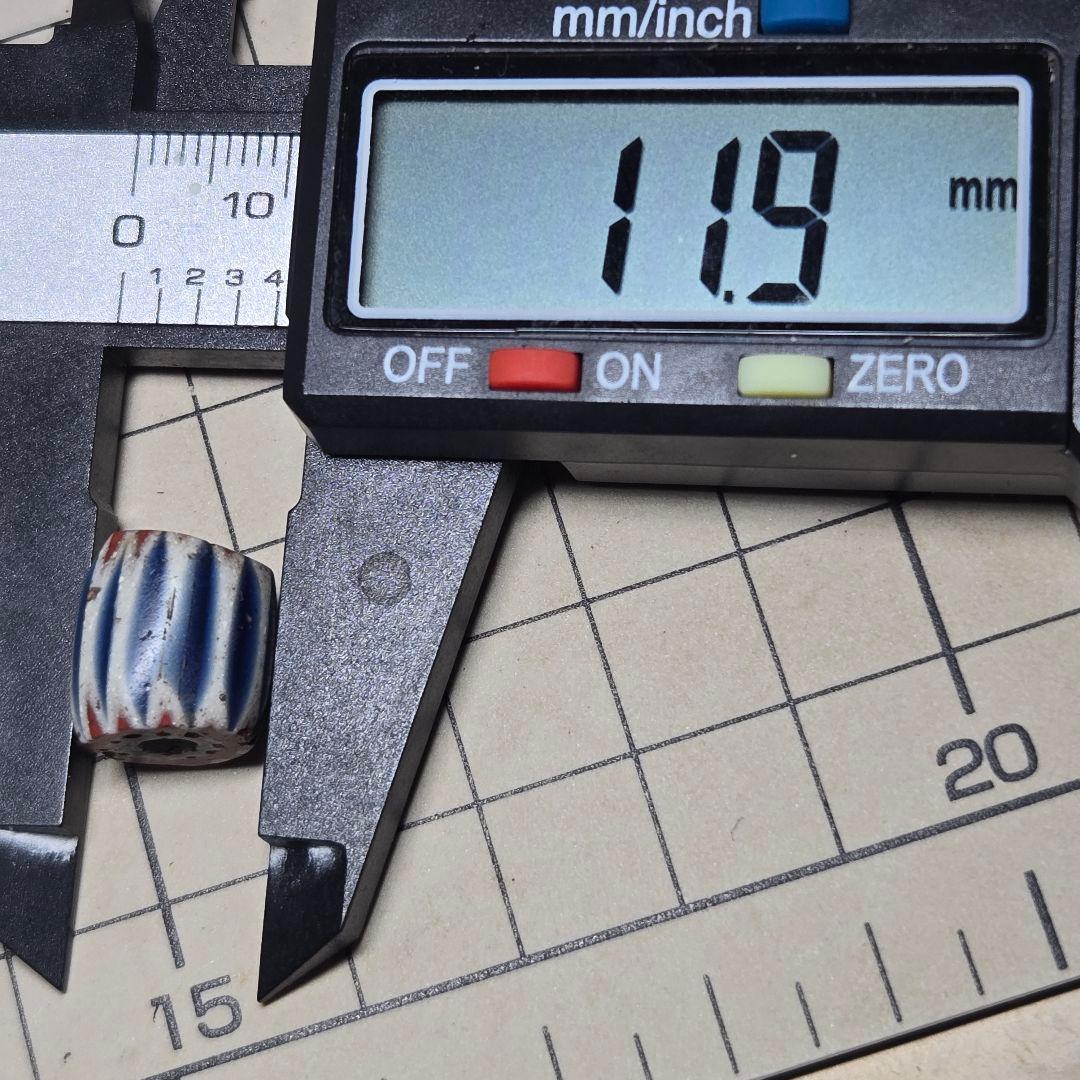 中粒サイズ　7層シェブロンビーズ　goro's等のカスタムに　16