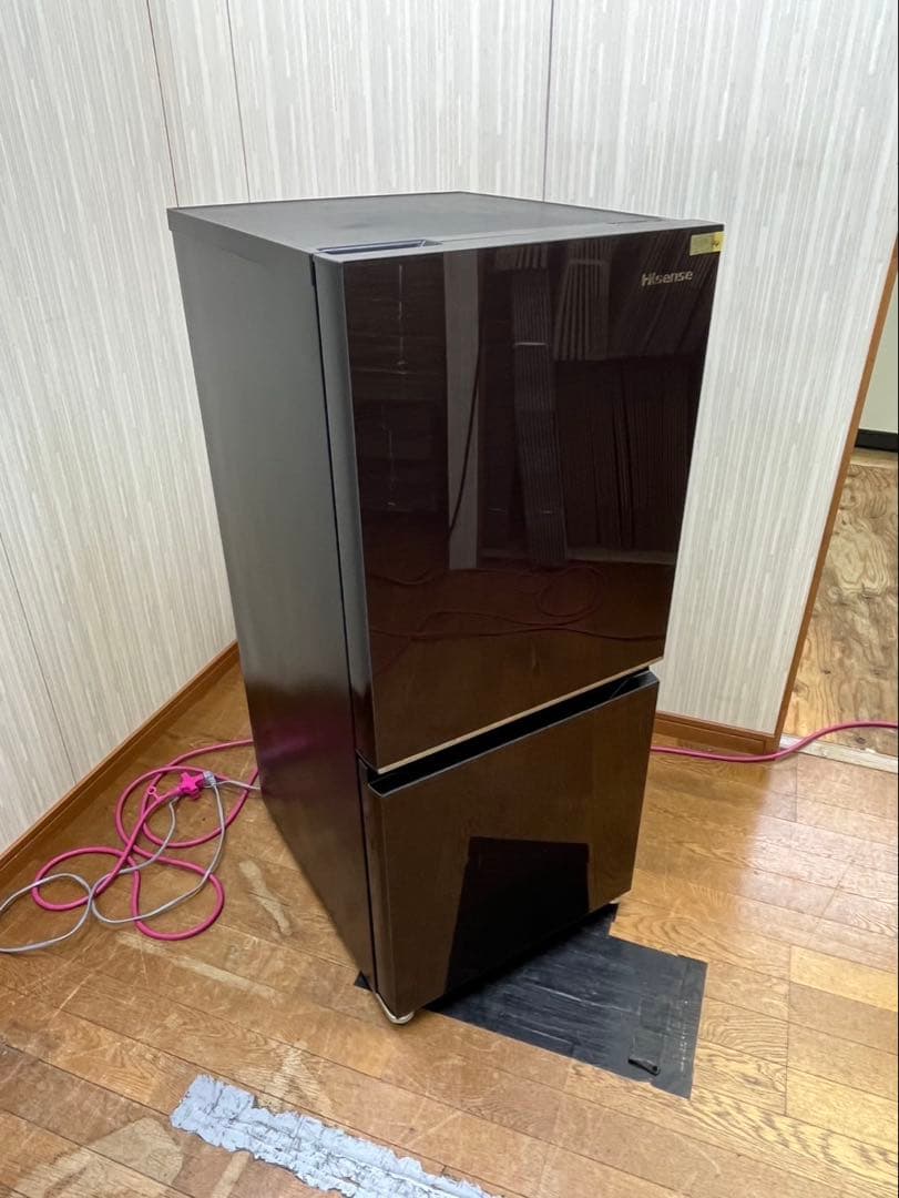 #44 冷蔵庫 Hisense 2023 135L HR-G13C-BR 右開き