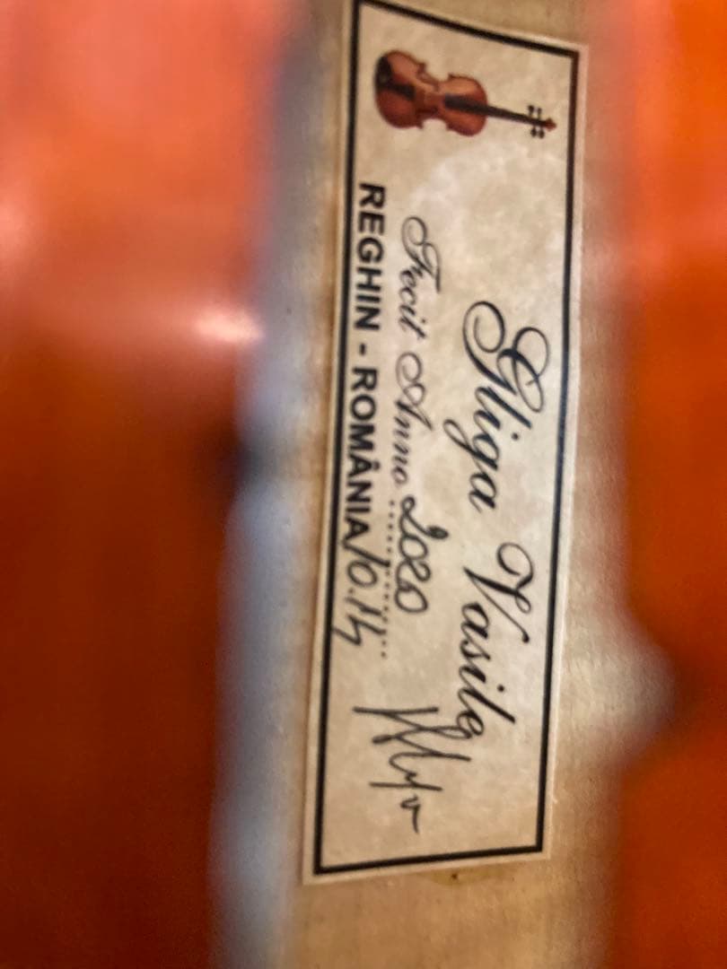 【極虎杢 新品】Gliga Vasile Maestro バイオリン 4/4