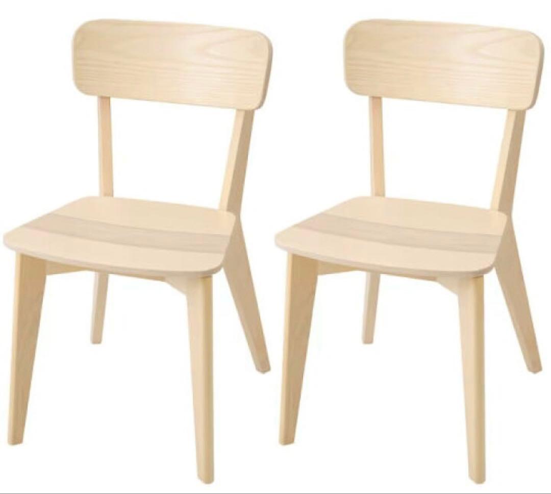 ななみん★IKEA✴︎LISABO ダイニングテーブル&チェア2脚セット！