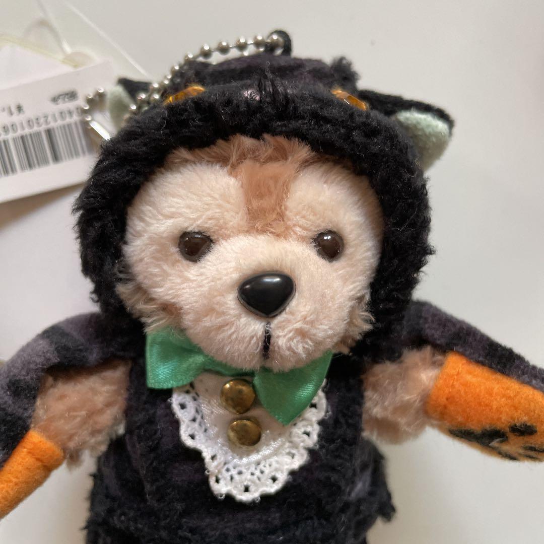 ディズニー　ハロウィン　ダッフィー シェリーメイ ぬいぐるみバッジ　ストラップ