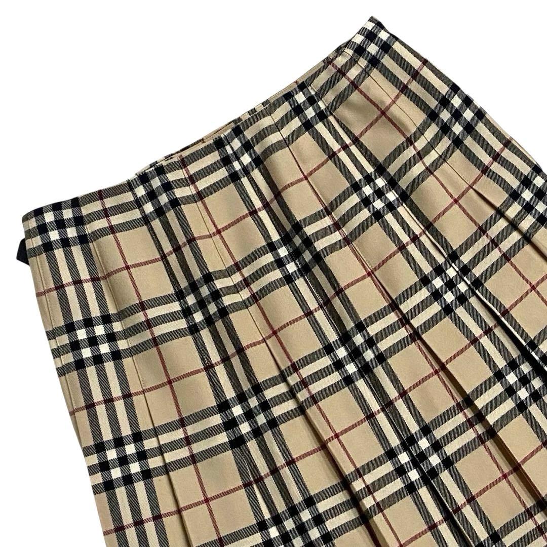 42★バーバリーロンドン ノバチェック 巻きスカート 大きいサイズ ベルト
