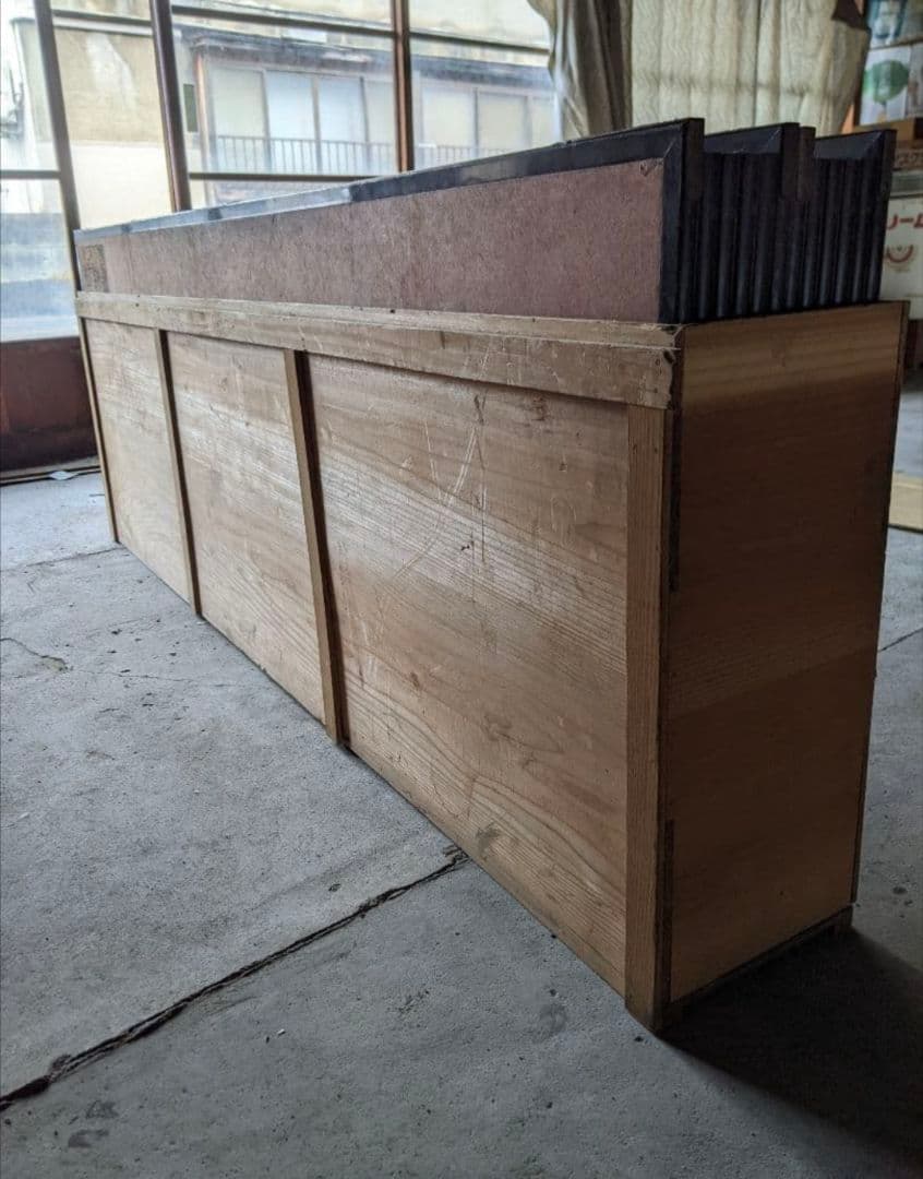 雪渓など/六曲屏風と木箱セット/明治期書画家の合作/希少骨董古美術vintage