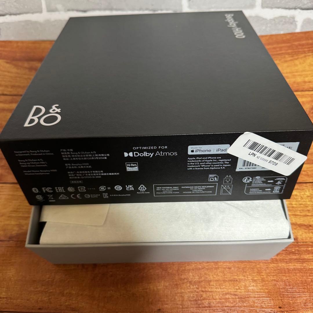 一回使用品Bang&Olufsen beoplay H100