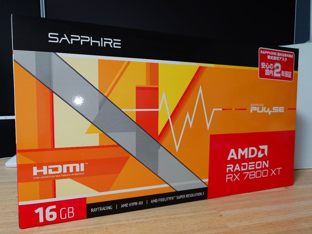 【新品未開封】Sapphire Radeon RX　7800 XT　16GB