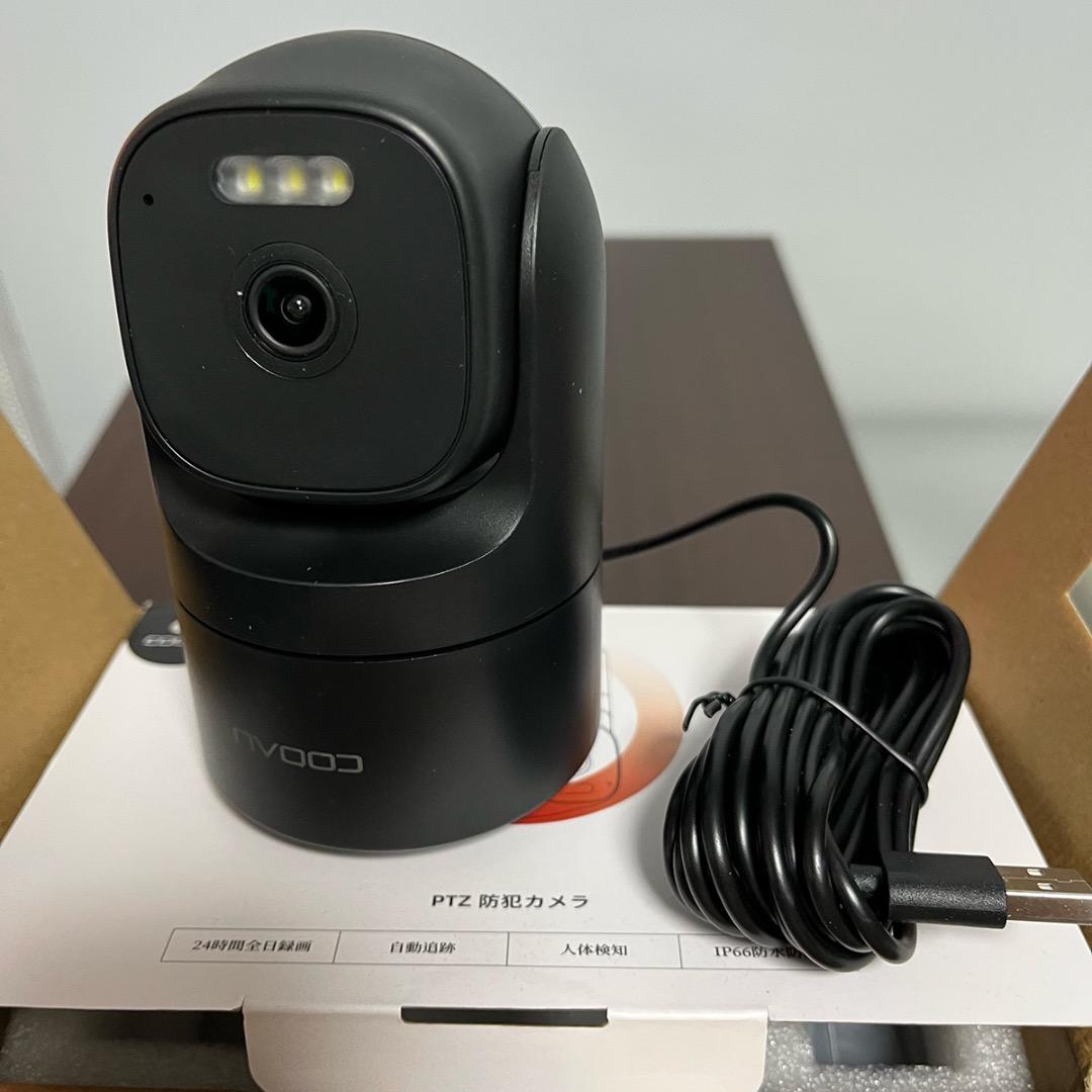 【新品未使用】COOAU 防犯カメラ 800万画素 SDカードセット