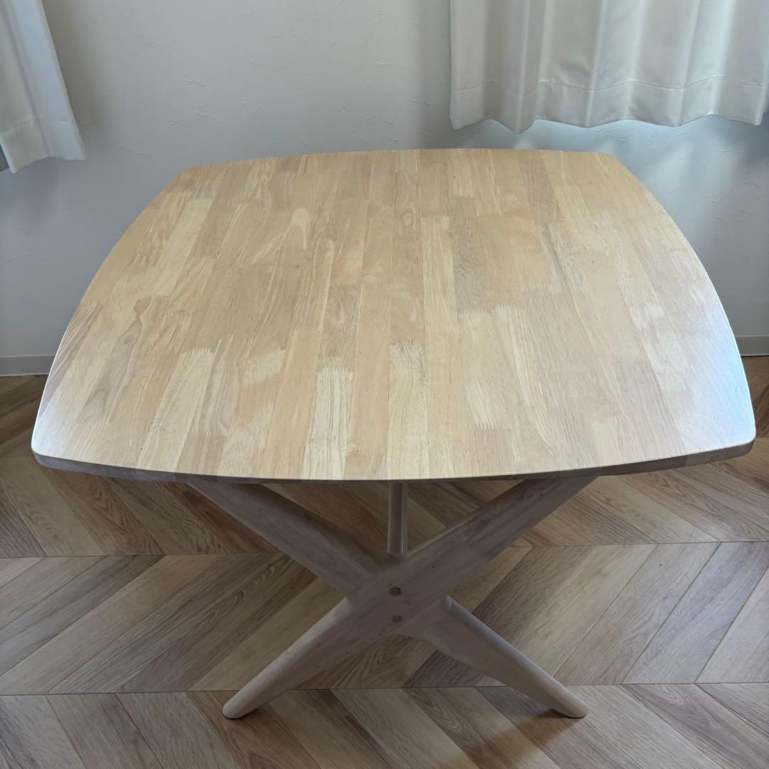 ニトリ リビングダイニングテーブル(リラックスワイド90 WHウォッシュ)