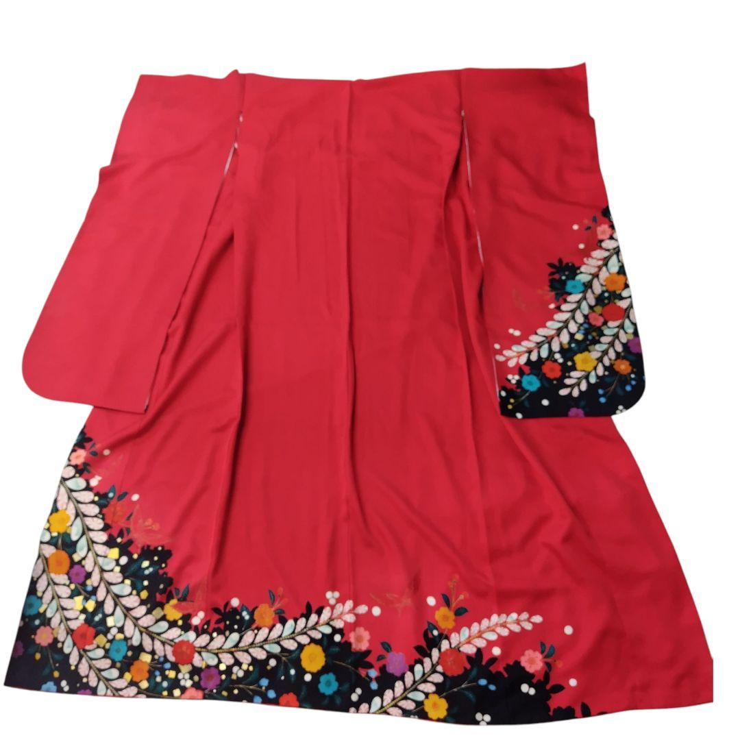 振袖フルセット(7点)・成人式・辻ヶ花・金彩加工・高級手縫・モダン・正絹・逸品