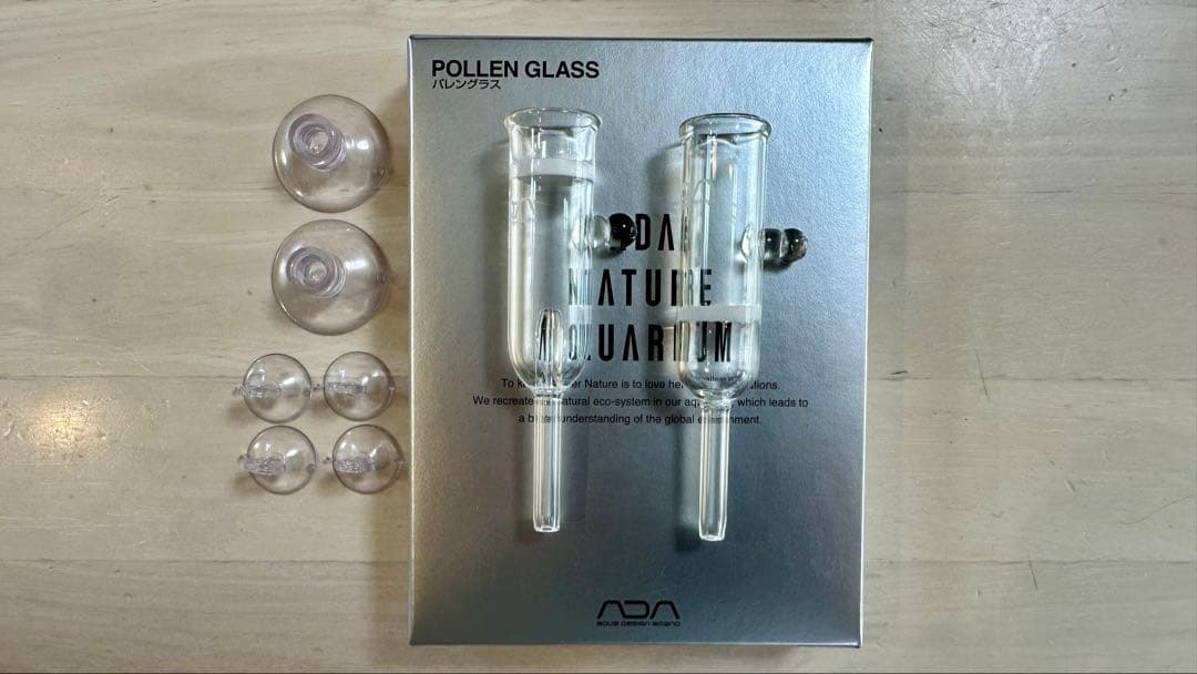 美品　ADA パレングラスセット Air用&CO2用