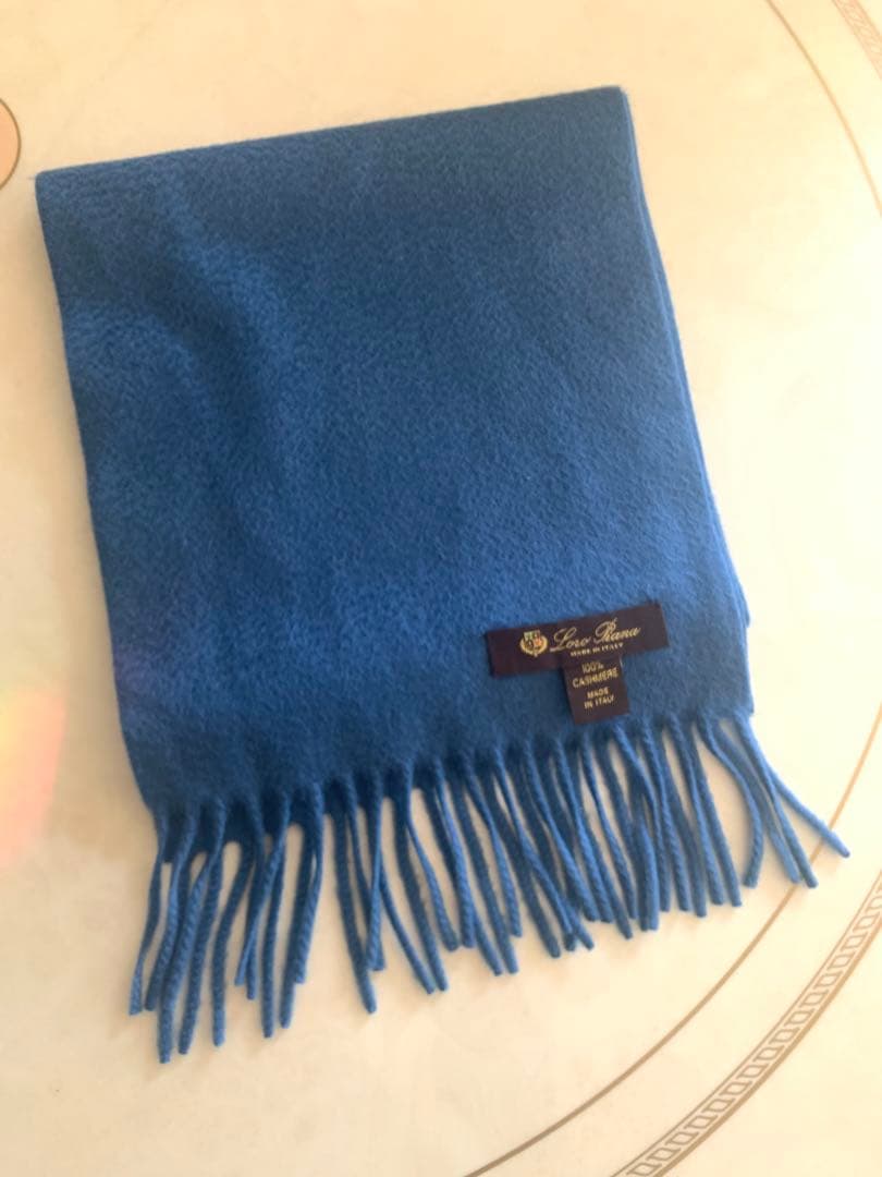 【未使用品】Loro Piana カシミヤマフラー100% イタリア製